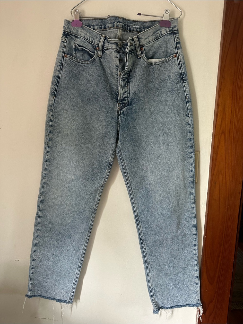 Light Blue Women’s Jeans - Classic Straight Fit High Rise